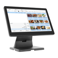 15.6 Capacitif Tactile Métal Couverture Arrière Pos Machine Pos Système à Vendre pour Restaurant ou Café