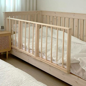 600mm Pine Wood Foldable <b>Bed</b> <b>Side</b> Guard Wooden Anti Fall <b>Bed</b> <b>Rail</b> Child Protection Barrier For Toddler Bedroom Safety Use - Product Image 3