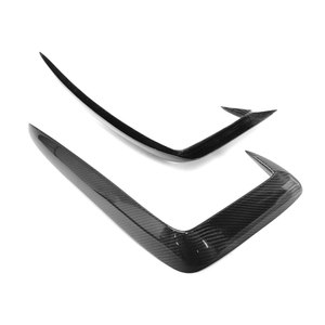 Difusor de parachoques trasero de fibra de carbono real, alerón para Audi A4 B10 Sline Sports <span class=keywords><strong>4</strong></span> puertas 2021 + divisores delanteros traseros - Product Image 6