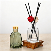 Diffuseur de parfum d'ambiance de luxe en forme d'octogone, grande capacité 150 ml, bouteille en verre pour huiles artisanales DIY, vente en gros