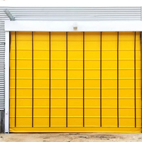 Porte à enroulement industrielle résistante au vent, porte à enroulement automatique pour atelier d'usine