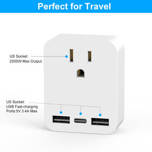 Leishen US to UK Ireland <span class=keywords><strong>Adaptateur</strong></span> de prise de voyage Type G <span class=keywords><strong>Adaptateur</strong></span> de prise de courant avec 3 ports USB pour les États-Unis vers l'Angleterre <span class=keywords><strong>Londres</strong></span> Écosse Irlandais - Product Image 5