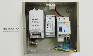 Sonoff DR Bandeja de riel DIN Soporte de caja de riel montado ajustable Solución de montaje en rack Automatización inteligente del hogar con características WiFi - Product Image 5