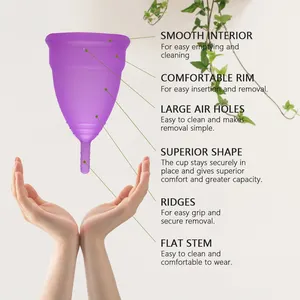 New Reusable Menstrual Cup Applicator Customized Period Cups Applicator