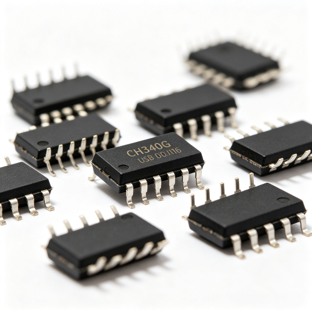CH340G USB to UART Bridge IC SOP-16 Full-Speed USB Serial Converter for Arduino and MCU Programming