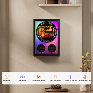 Altavoces Portátiles KUANGXIANG K18 Art Visual, Combinación <span class=keywords><strong>de</strong></span> Sonido y Vídeo, Marco <span class=keywords><strong>de</strong></span> Fotos con <span class=keywords><strong>Reproductor</strong></span> <span class=keywords><strong>de</strong></span> CD, Radio y Control Remoto - Product Image 6