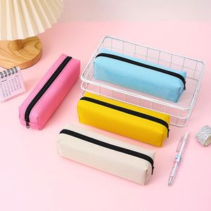 Estuche para Lápices de Gran Capacidad con Logotipo Personalizado, Bolsa de Color Sólido para Niñas, Hermosa y Práctica para la Escuela - Product Image 4