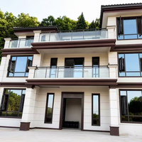 Fenêtres en aluminium pour maisons, fenêtre coulissante en alliage d'aluminium à rupture de pont thermique, coupe-vent, haute étanchéité, isolation phonique et thermique