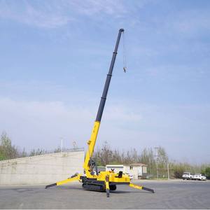 מנוף זחלילי נייד עם שלט רחוק, 8 טון, טלסקופי, עם תאורת גג, מנוף עכביש זחלילי מגומי - Product Image 5