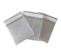 Sacs d'emballage à bulles transparents, auto-adhésif, OEM, sachets d'emballage, antistatiques, pochette, matériau d'emballage de protection, 50 unités