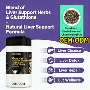 Extrato Natural de <span class=keywords><strong>Ganoderma</strong></span> <span class=keywords><strong>Lucidum</strong></span> em Comprimidos de Pólen de Pinheiro para Adultos e Adolescentes - Suplemento Dietético para Suporte Imunológico 60 Cápsulas Privadas - Product Image 2