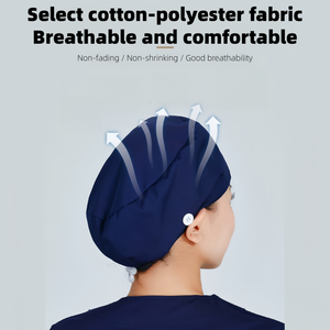 Gorros Médicos de Algodón Más Vendidos de HWN para Hombres y Mujeres - Adecuados para Esteticistas Dentales, Salas de Quimioterapia y Áreas de Atención - Product Image 3