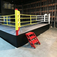Ring de boxe pliable portable 16x16 pour compétition de Muay Thai et lutte