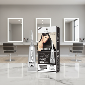 Crème colorante capillaire semi-permanente JiaYing sans ammoniaque, à la kératine et aux herbes, qualité supérieure, couleur jaune sauvage, pour usage domestique - Product Image 1