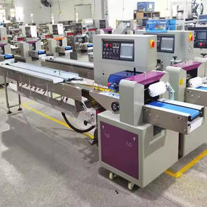 Machine à emballer horizontale automatique de biscuits de casse-croûte machine d'emballage d'oreiller de biscuits de <span class=keywords><strong>sandwich</strong></span> de gaufrette - Product Image 6