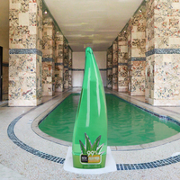 Gel d'aloe vera bio 99% 270 ml, soin réparateur pour la peau, réparation post-soleil, marque privée, gel d'aloe vera coréen apaisant