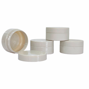 Tarro de Crema PET Beige Personalizado de 120ml 150ml 200ml 4oz 8oz para Cuidado de la Piel, Cuidado Facial, Envases Cosméticos - Product Image 2