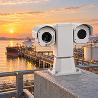 Caméra PTZ de surveillance thermique de la température avec vision nocturne et carte SD pour l'inspection de la sécurité des installations pétrolières et gazières