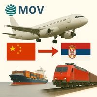 Serbia Bound Sea & Courier DDP Dari China Door to Door 40-55 Hari Termasuk Pajak MOV Siap Kirim ke Amazon FBA & Gudang