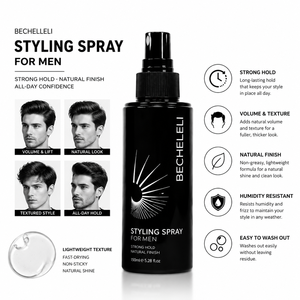 Laque Coiffante Fixation Forte Effet Mat Sans Alcool Volumisante Épaississante pour Hommes et Femmes Tous Types de <span class=keywords><strong>Cheveux</strong></span> - Product Image 3