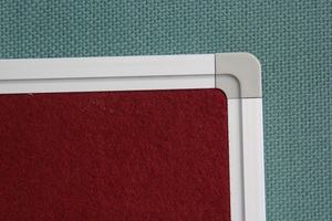 Fourniture de panneau de tissu de bureau ou d'école usine panneau de liège personnalisé message d'avis de bulletin panneau de <span class=keywords><strong>feutre</strong></span> de liège de couleur personnalisée - Product Image 4