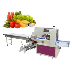 Factory Supplying Cranberry Cookies Biscuits Fruits Vegetables Big Bag Small Pocket Pillow Type Packing Machine