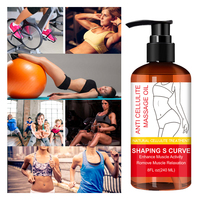 Huile de massage corporelle personnalisée 100% pure et naturelle aux graines, huile essentielle pure anti-cellulite, raffermissante et tonifiante pour la peau, favorisant la perte de poids