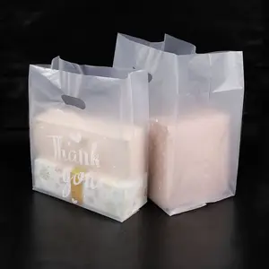 Plastic Packaging Bag Takeaway Baking Cake Bakery Toast Dessert West Point Food Tote Bag