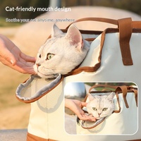 Sac à dos pour animaux de compagnie, respirant, pliable, portable, pour l'extérieur, en polyester, capacité 7 kg, pour chat et chien
