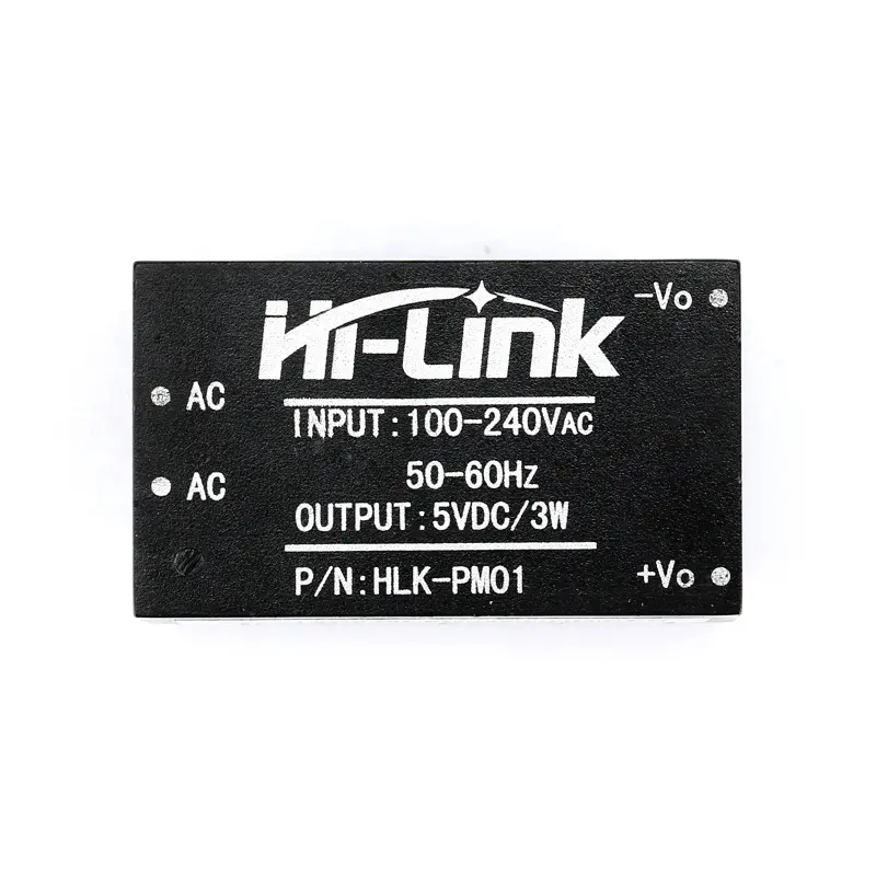 Hi-Link HLK-PM01 AC-DC Isolated Power Module 220V to 5V 3.3V 12V 24V Smart Home Switch Buck Power Module hlk-pm01 hlk-pm03