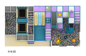 Equipo de Juego Interior Comercial Personalizado para Niños con Tobogán, Piscina de Pelotas y Laberinto de Escalada para Centros de Juego y Cafeterías - Product Image 3