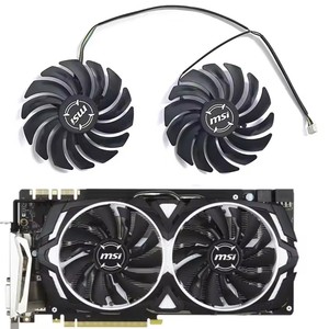 ใหม่95มม. 4PIN PLD10010S12HH <span class=keywords><strong>MSI</strong></span> GTX1070 1080TI พัดลมกราฟิกสำหรับ <span class=keywords><strong>MSI</strong></span> Radeon R9เกราะ380 2X GTX 1060 RX 470/<span class=keywords><strong>570</strong></span>การ์ดเกม RX580 - Product Image 1