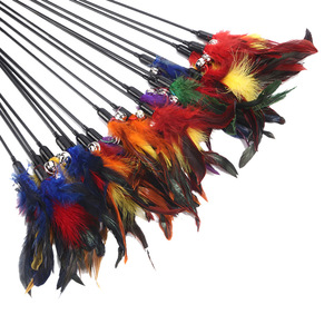 <span class=keywords><strong>Cat</strong></span> Teaser <span class=keywords><strong>Toy</strong></span> Kunststoff Pole Feather <span class=keywords><strong>Cat</strong></span> Teaser Stick Interaktive Katze spielt <span class=keywords><strong>Toy</strong></span> Teaser Stick - Product Image 2
