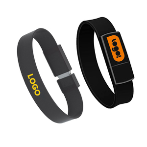 USKY Custom Usb Stick <strong>Memory</strong> Pendrive Wristband Cle USB Key 1GB 2GB 4GB 8GB 16GB 32GB 64GB 128GB Usb <strong>Bracelet</strong> - Product Image 3