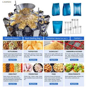 Đầy đủ tự động 3000 gam dưa hạt tin có thể đóng hộp điền niêm phong máy - Product Image 3