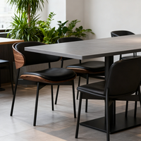 Chaises de salle à manger et canapé en bois durables et modernes pour la chambre à coucher, la salle à manger, l'hôtel, le salon, usage commercial