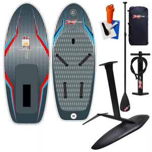 Grey Sea Inflatable <strong>Stand</strong> up SUP Foil <strong>Board</strong> Wholesale Surf Paddle <strong>Board</strong> - Product Image 2