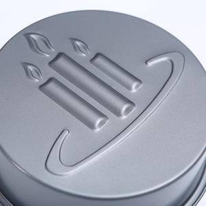 Molde Redondo para Pastel de Tres Cavidades, de Acero al Carbono con Revestimiento Antiadherente, Engrosado para Facilitar el Desmolde, Herramientas para Hornear - Product Image 2