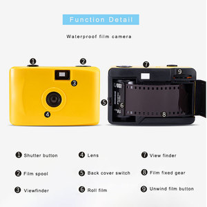 Reusable Underwater Waterproof High Quality Portable <b>Film</b> <b>Camera</b> No <b>Disposable</b> <b>Camera</b> <b>Film</b> 35mm Retro <b>Film</b> <b>Camera</b> for Kids - Product Image 3