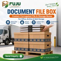 Boîtes en carton ondulé écologiques faites à la main FUJU - Forme et doublure personnalisables, impression de logo personnalisée, utilisation multi-industrielle, fabriqué en Guangdong