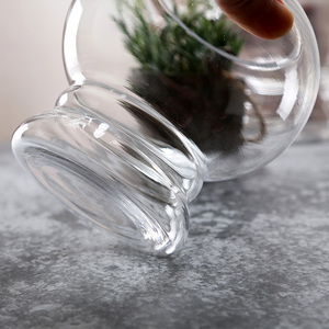 Decorativo personalizzato Moderna Grande Vuoto di Cristallo Lanterna di Candela Vaso di Vetro - Product Image 6