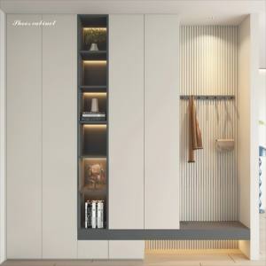 Porte battante chinoise pliable DongGui en <span class=keywords><strong>bois</strong></span> avec un design minimaliste pour la chambre à coucher, l'entrée, le <span class=keywords><strong>garage</strong></span>, le hangar - Product Image 2