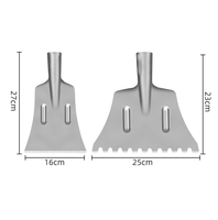Grattoirs à glace LIJIN, ciseaux à glace, brise-glaces, burins à glace, poignée ergonomique, lame plate, outils de déneigement, 16 cm/25 cm/34 cm, extérieur