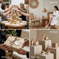 Coffret Cadeau Luxe Bouteille Céramique Blanche Mate 500ml avec Marquage Intégré pour Spiritueux – Solution Cadeau de Noël pour Agences