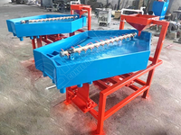 Table vibrante Gemini à double pont avec plateau en fibre de verre et course réglable pour concentré d'or