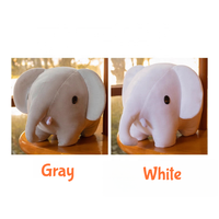 Peluche d'éléphant mignonne, jouet en peluche doux, fabricant de jouets en peluche personnalisés, vente en gros de peluches pour enfants
