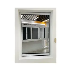 Retractable Sliding Windows Screen Trackless Retractable Screen Door Door Fly Roll Screen Mosquito Net Door