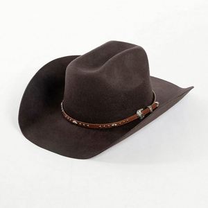 Western Sombrero Rolled Brim Fedora Hats Unisex Casual Travel Fishing Wholesale 2023 Wool Cowboy Hats for Adult - Product Image 5