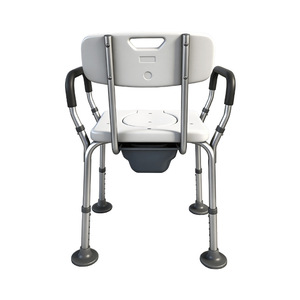 Silla de Ducha de Aleación de Aluminio con Asiento para Inodoro, Capacidad de 250 Kg, Equipo de Seguridad para Baño - Product Image 3
