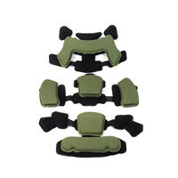 Inserts de protection universels en mousse EVA absorbant la transpiration, en coton, pour casque tactique, kits d'amortissement en éponge OEM/ODM
